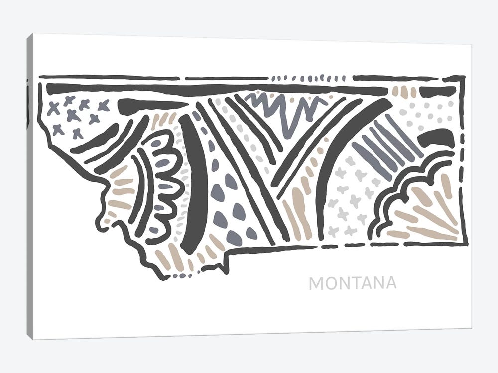 Montana by Statement Goods 1-piece Canvas Art Print