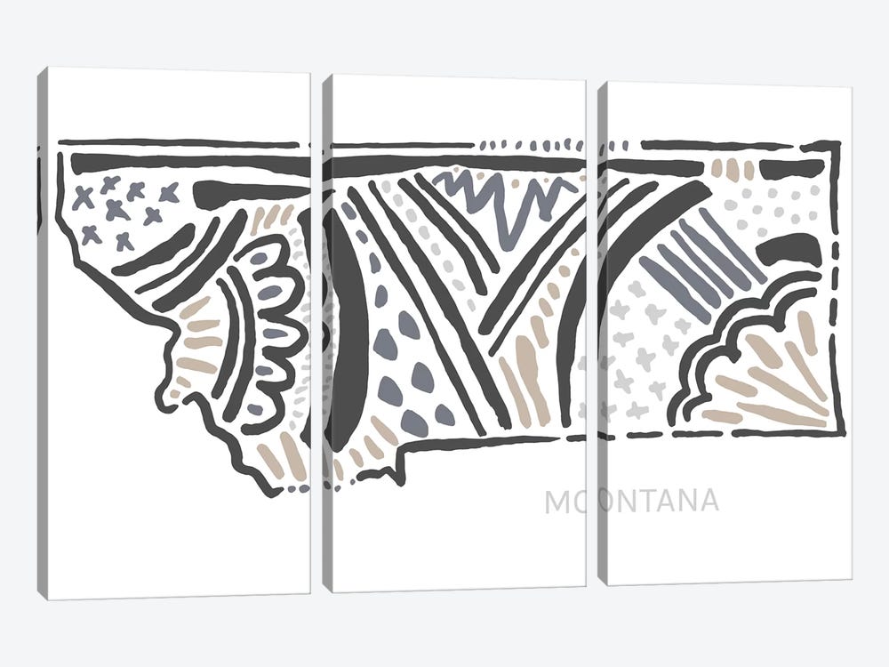 Montana by Statement Goods 3-piece Art Print