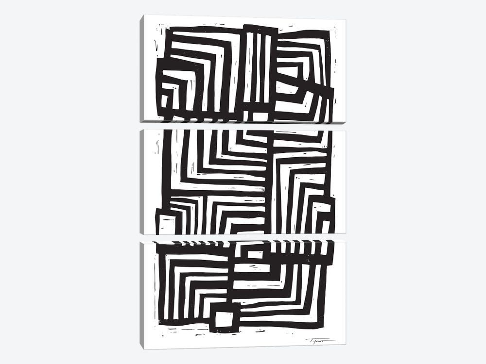 Moving Lines by Statement Goods 3-piece Canvas Art