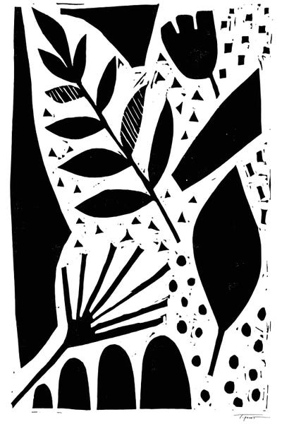 Black & White Florals: Nature In The Abstract by Statement Goods