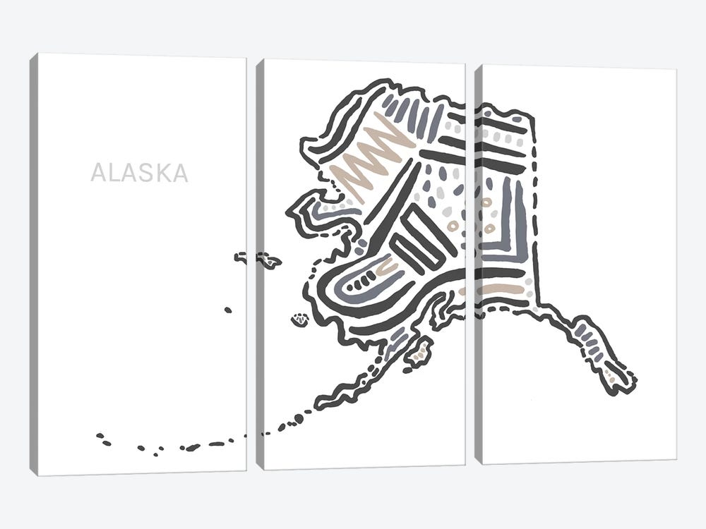 Alaska by Statement Goods 3-piece Canvas Art