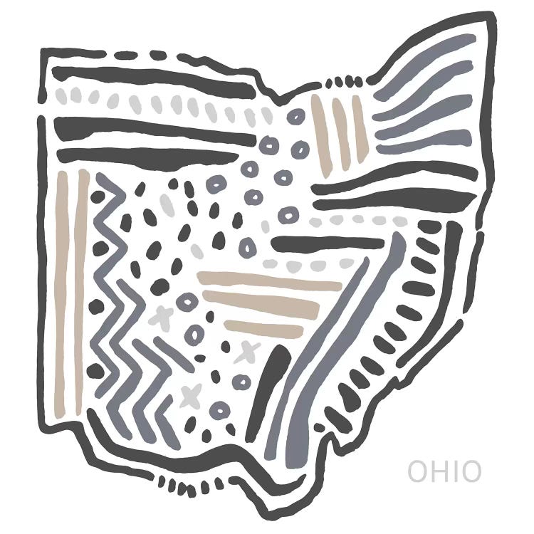 Ohio by Statement Goods wall art