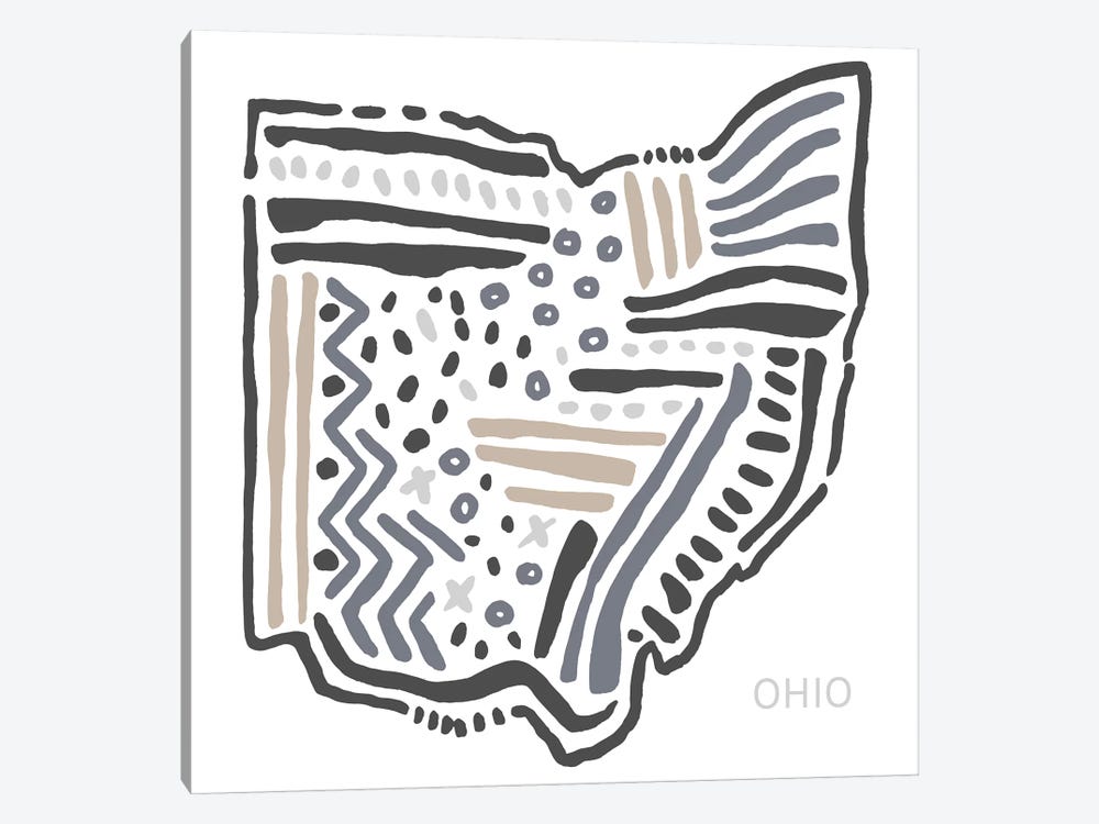 Ohio by Statement Goods 1-piece Canvas Print