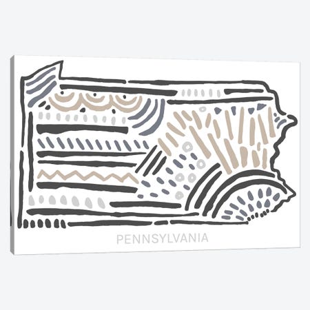 Pennsylvania Canvas Print #SGD59} by Statement Goods Canvas Art Print