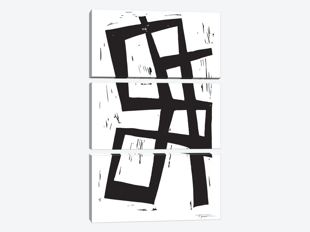 Simple Intersecting Lines by Statement Goods 3-piece Art Print