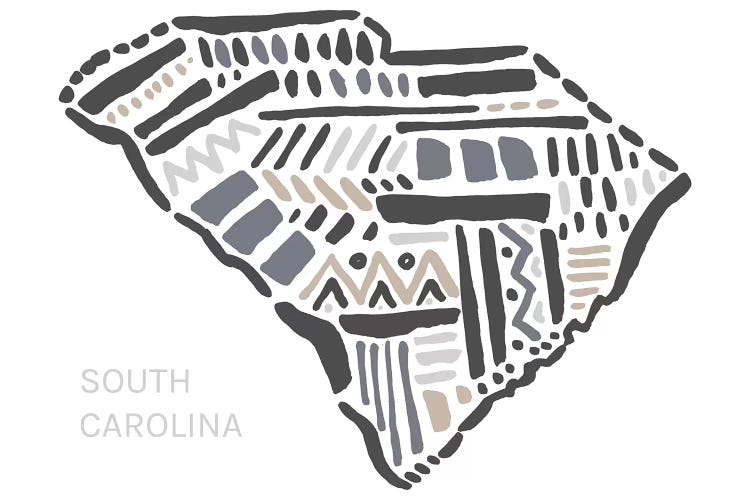 South Carolina by Statement Goods wall art