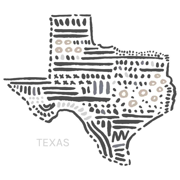 Texas by Statement Goods canvas print