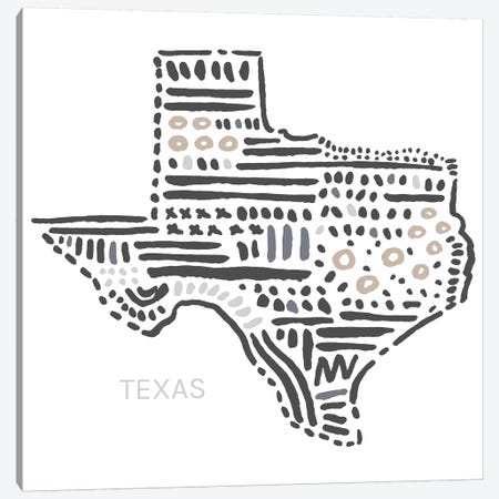 Texas Canvas Print #SGD69} by Statement Goods Canvas Art