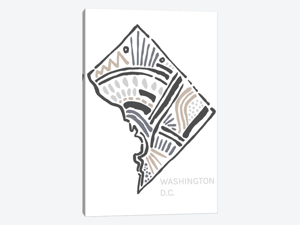 Washington D.C. by Statement Goods 1-piece Art Print