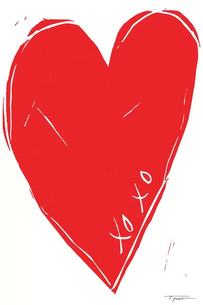 Minimalist Bohemian Decor: XOXO Heart by Statement Goods