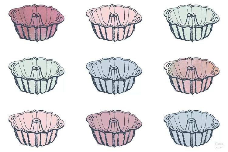 Bundt Cake Pans by Statement Goods wall art