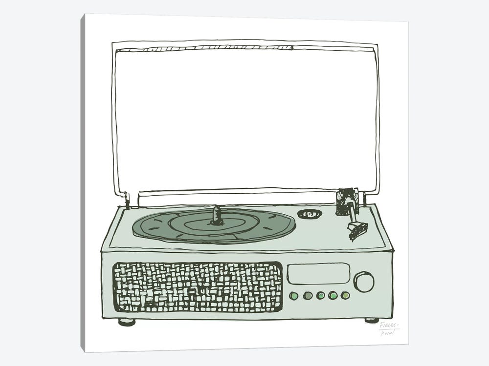record player outline