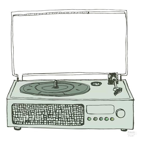 Media Formats: Victrola Record Player by Statement Goods