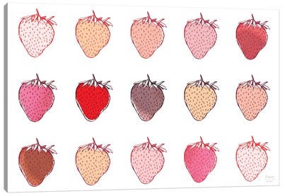 Strawberries Canvas Art Print - Statement Goods