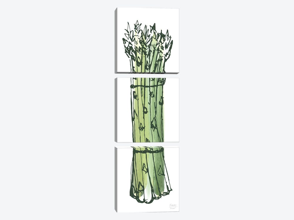 Asparagus Bundle by Statement Goods 3-piece Canvas Art Print