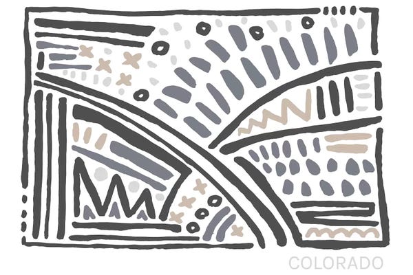 Kids Map Art: Colorado by Statement Goods