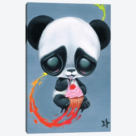 Seized And Devoured Canvas Print #SGF115} by Sugar Fueled Canvas Print