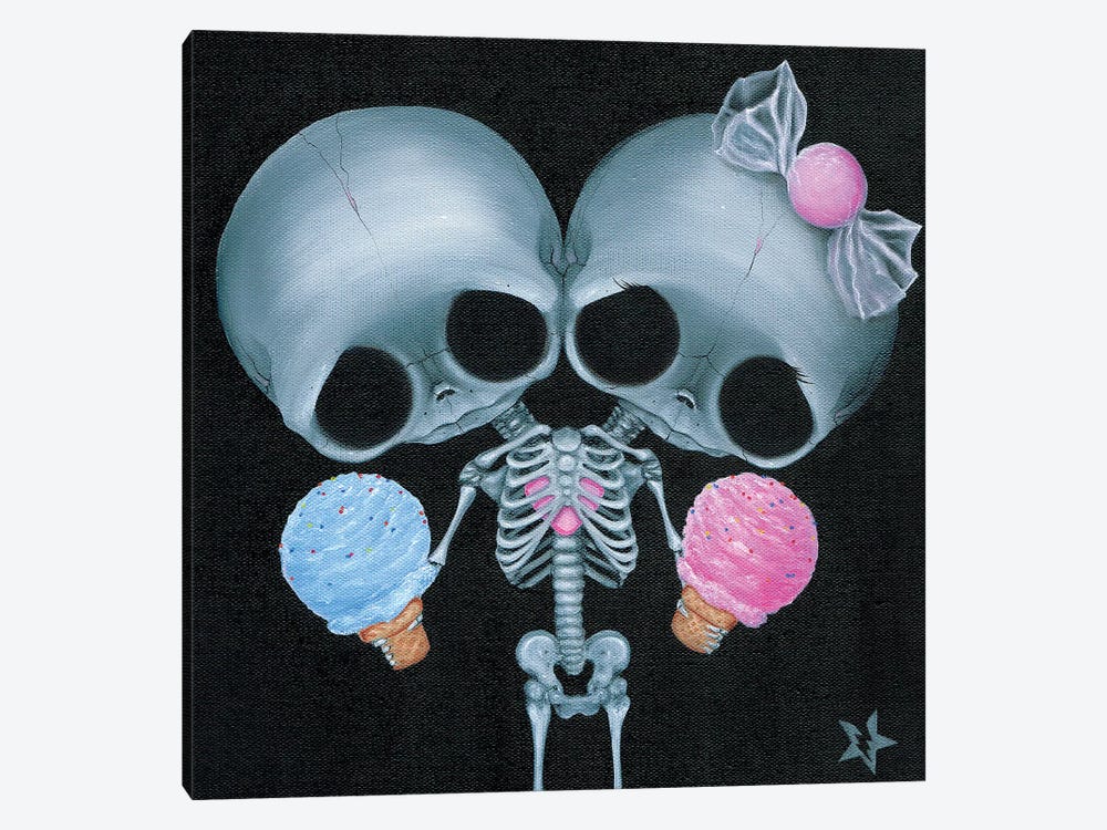 Sugar Twins by Sugar Fueled 1-piece Canvas Art Print