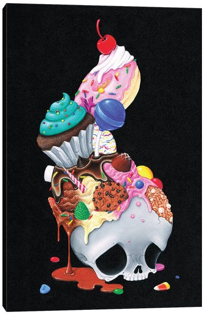 Till Death Do Us Part Canvas Art Print - Ice Cream & Popsicle Art