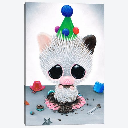 What Cupcake Canvas Print #SGF149} by Sugar Fueled Canvas Art Print