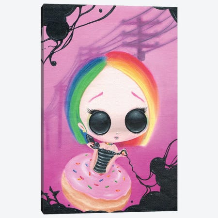 Pagin Mr Rainbow Canvas Print #SGF97} by Sugar Fueled Canvas Art