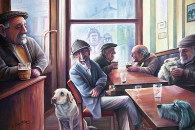 Enjoying An Afternoon Walk by Scott McGregor metal wall art