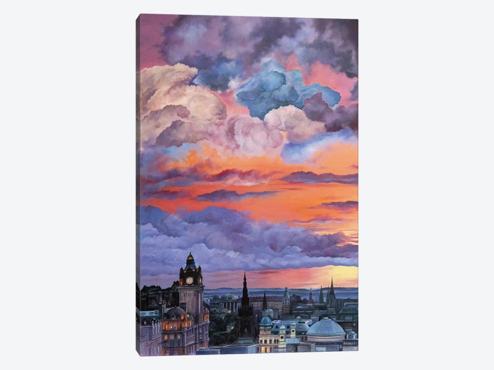 Edinburgh Sky by Scott McGregor 1-piece Canvas Art Print