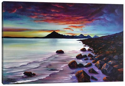 Elgol On The Isle Of Skye Canvas Art Print - Scotland Art