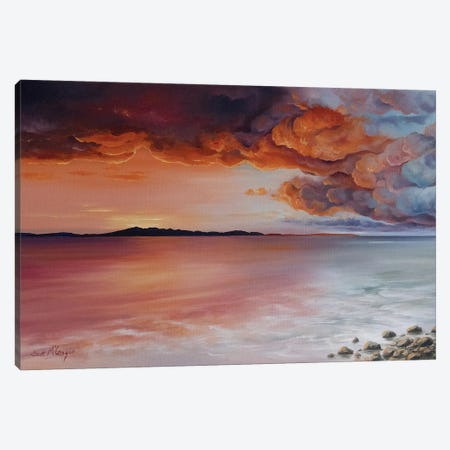Fiery Clouds And Cool Clouds Canvas Print #SGG19} by Scott McGregor Canvas Art