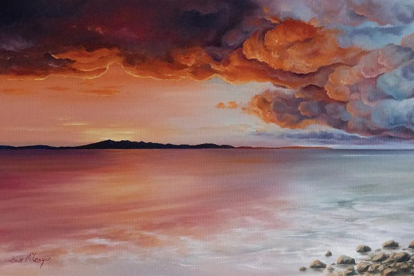 Scott McGregor: Fiery Clouds And Cool Clouds by Scott McGregor