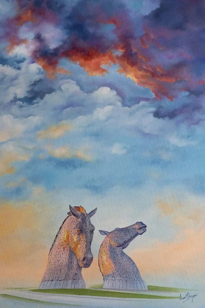 The Kelpies by Scott McGregor canvas print
