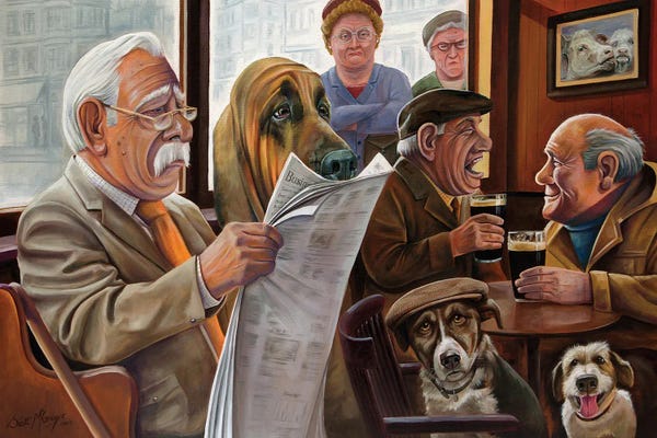 Scott McGregor: Taking The Dogs For A Walk. by Scott McGregor