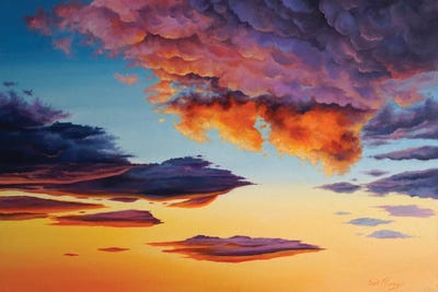 Absorbing The Sunset by Scott McGregor framed canvas print