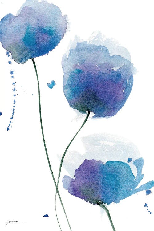 Periwinkle Blue by Sheila Golden wall art