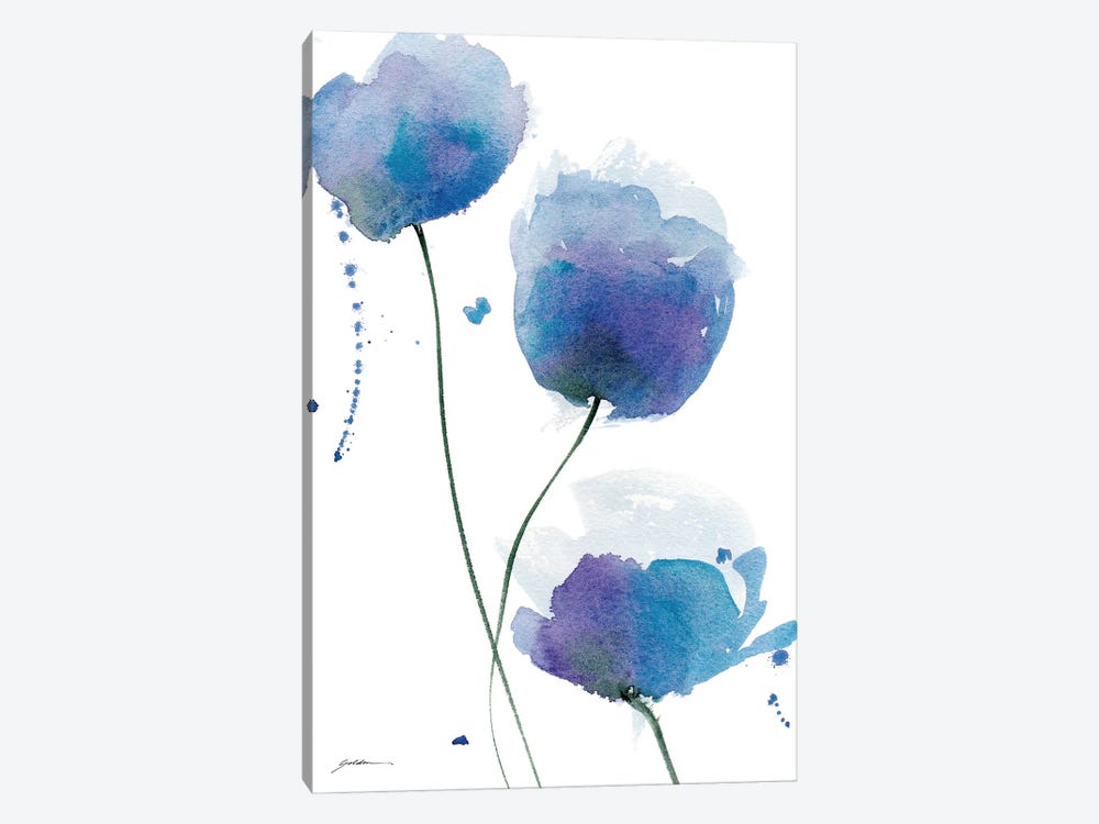 Periwinkle Blue by Sheila Golden 1-piece Canvas Print