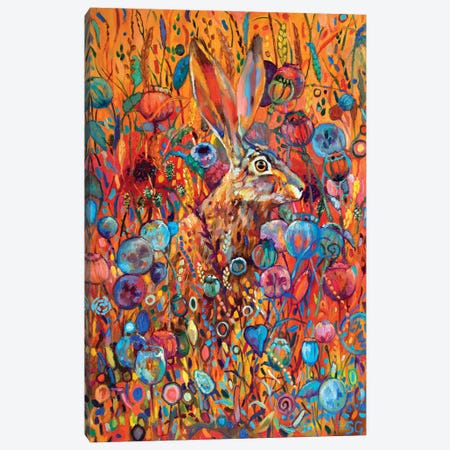 Poppyseed Hare Canvas Print #SGN13} by Sue Gardner Art Print