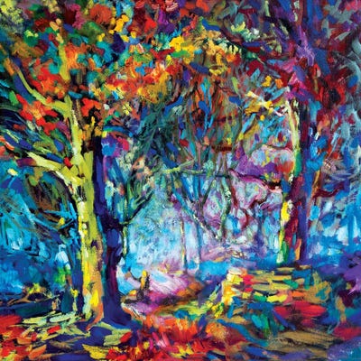 Hilltop Walk by Sue Gardner art print