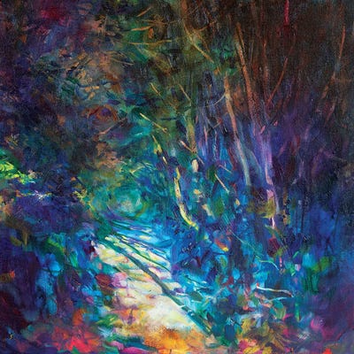 Sunlit Path by Sue Gardner framed wall art