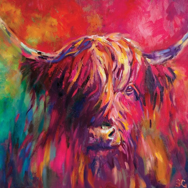 Chromatic Kingdom: Rainbow Cow by Sue Gardner