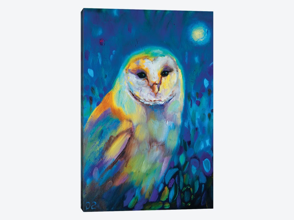 Moonlight Owl by Sue Gardner 1-piece Canvas Print