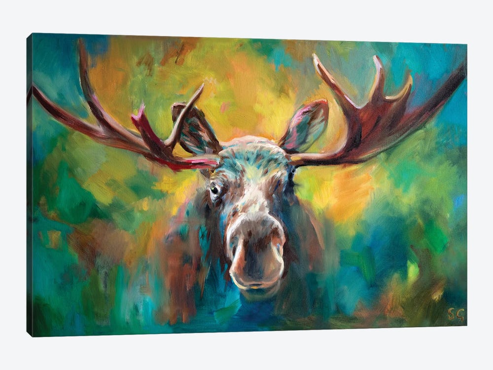 Majestic Moose by Sue Gardner 1-piece Art Print