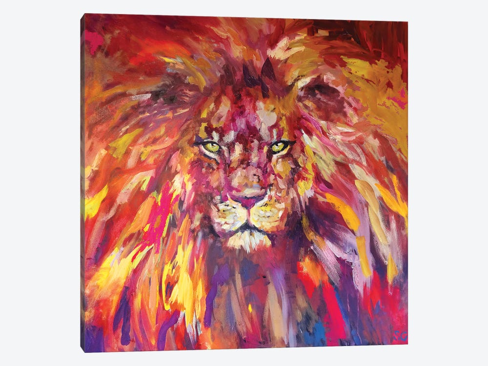 Lion by Sue Gardner 1-piece Canvas Art