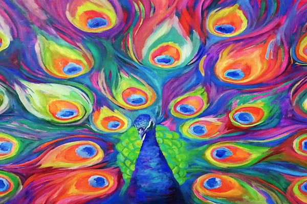 Giclee Features: Peacock by Sue Gardner