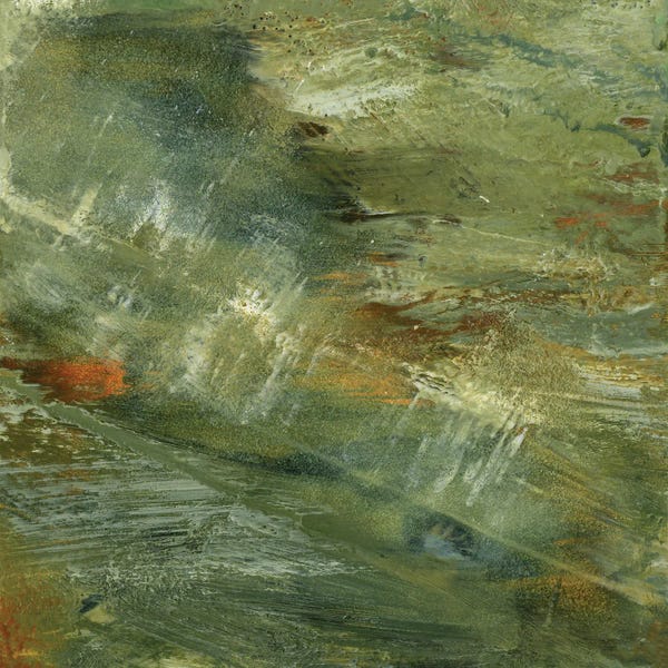 Sharon Gordon: Encaustic Tile In Multi III by Sharon Gordon