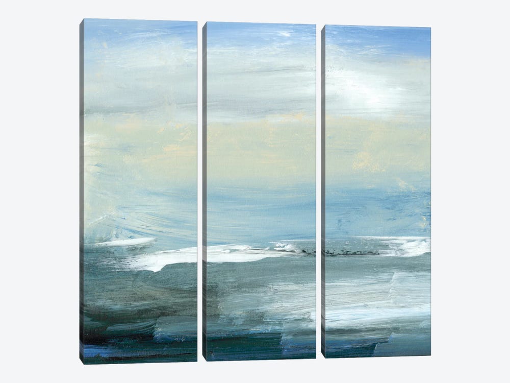 Chromatic Sea by Sharon Gordon 3-piece Canvas Print