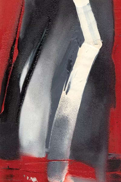 Black & White & Red: Red Streak III by Sharon Gordon