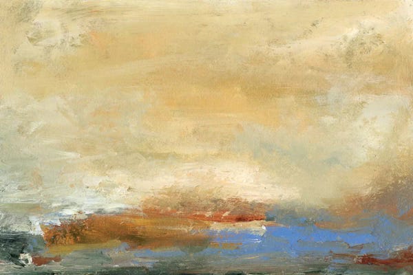 Minimalist Paintings: Coast View I by Sharon Gordon