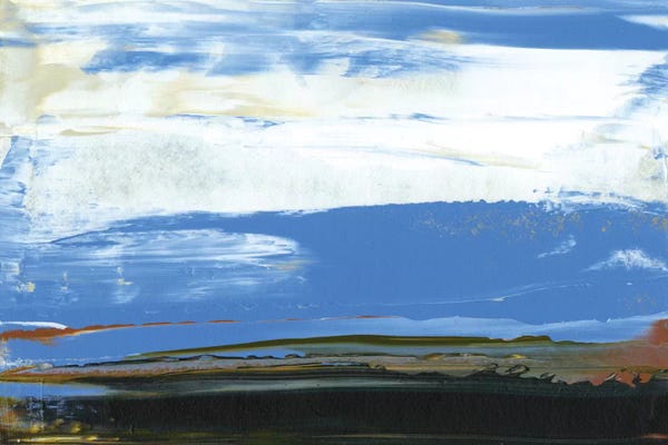 Sharon Gordon: Deconstructed View In Blue I by Sharon Gordon