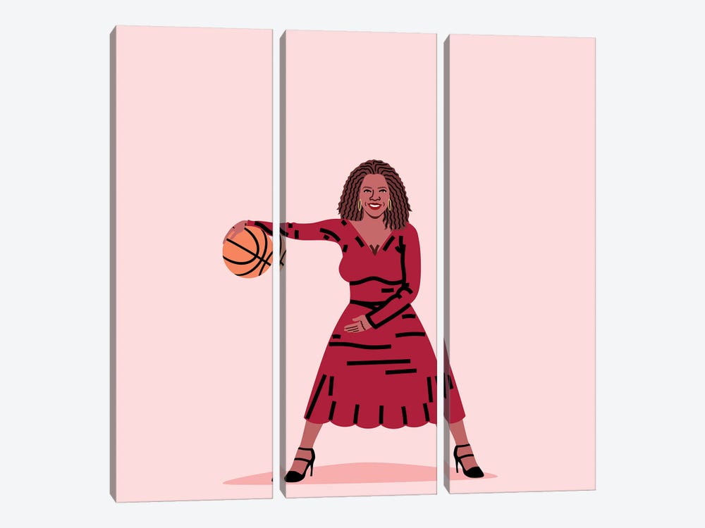 Balling Oprah by Elad Shagrir 3-piece Art Print