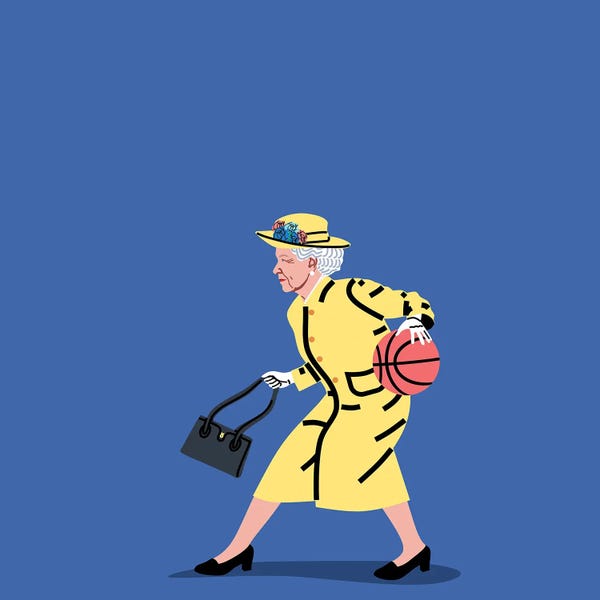 Kids Sports Art: Balling Queen by Elad Shagrir